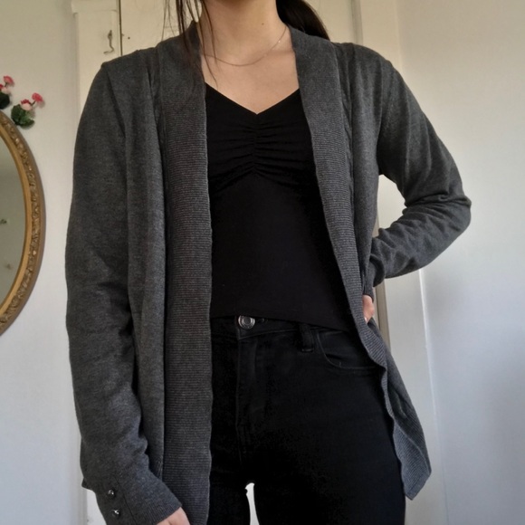 Lety & Me Gray Cardigan NWT - Picture 4 of 4